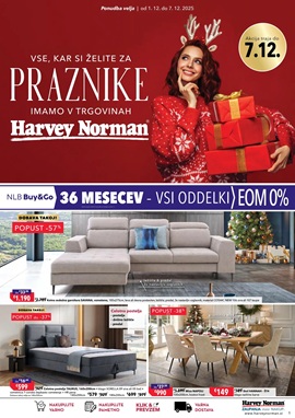 Harvey Norman katalog Prazniki