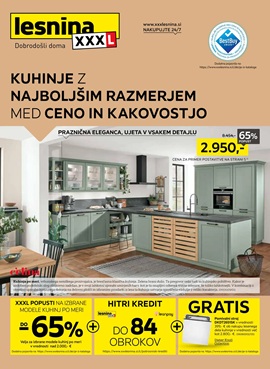 Lesnina katalog Kuhinje m med ceno in kakovostjo z najboljšim razmerje