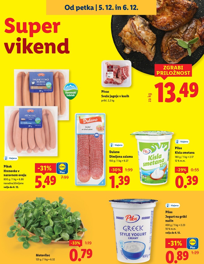 Lidl vikend akcija do 6.12.