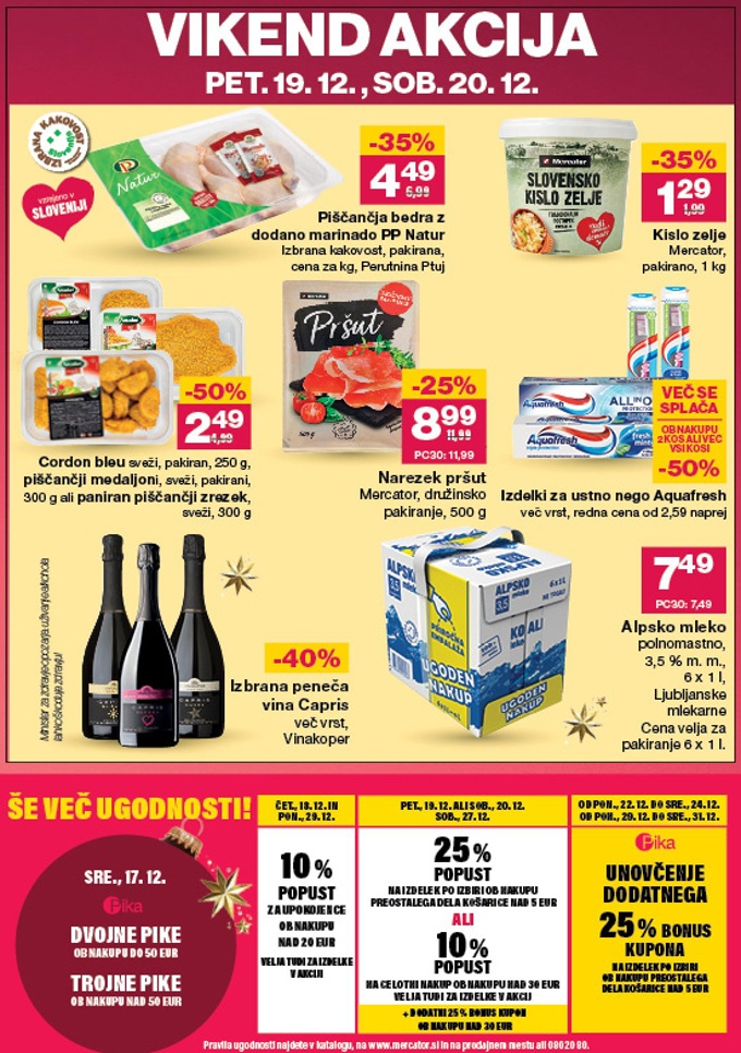 Mercator vikend akcija do 20.12.