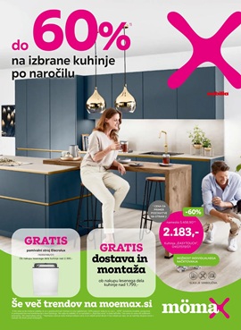 Momax katalog Do -60% na izbrane kuhinje po naročilu