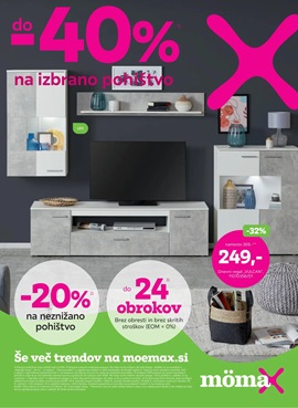 Momax katalog Do -40% na izbrano pohištvo do 30.12.