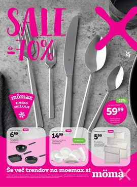 Momax katalog Zimsko znižanje do -70% na izbrane dodatke za dom