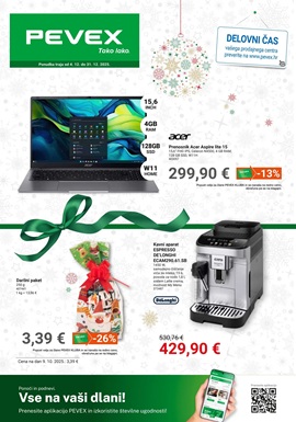 Pevex katalog Darila 2025