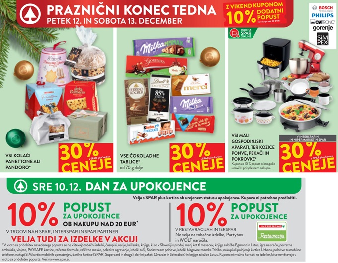 Spar in Interspar vikend akcija do 13.12.