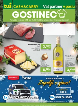Tuš katalog Gostinec december 2025