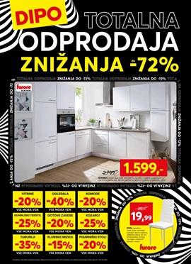 Dipo katalog Odprodaja znižanja do -72%