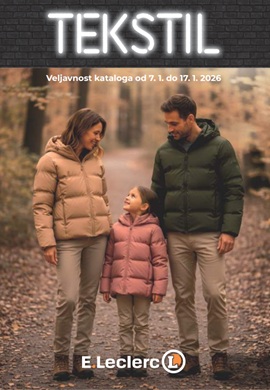 E Leclerc katalog Tekstil do 17.1.