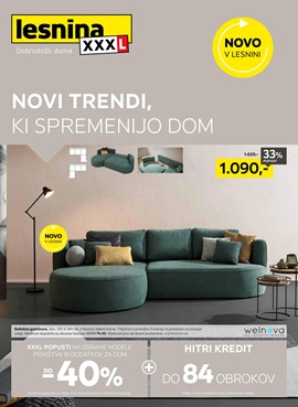 Lesnina katalog Novi trendi, ki spremenijo dom
