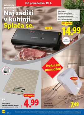 Lidl katalog neživila od 15.1.