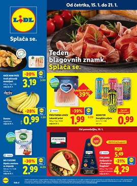 Lidl katalog živila do 21.1.