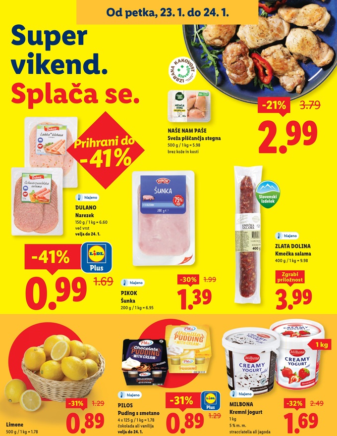 Lidl vikend akcija do 24.1.