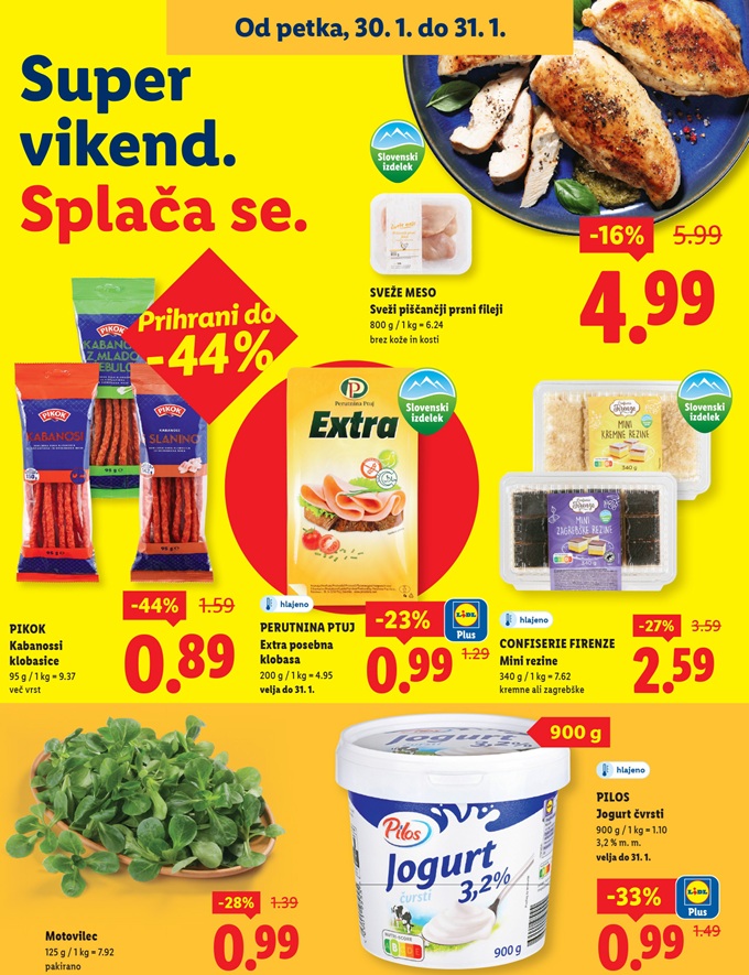 Lidl vikend akcija do 31.1.