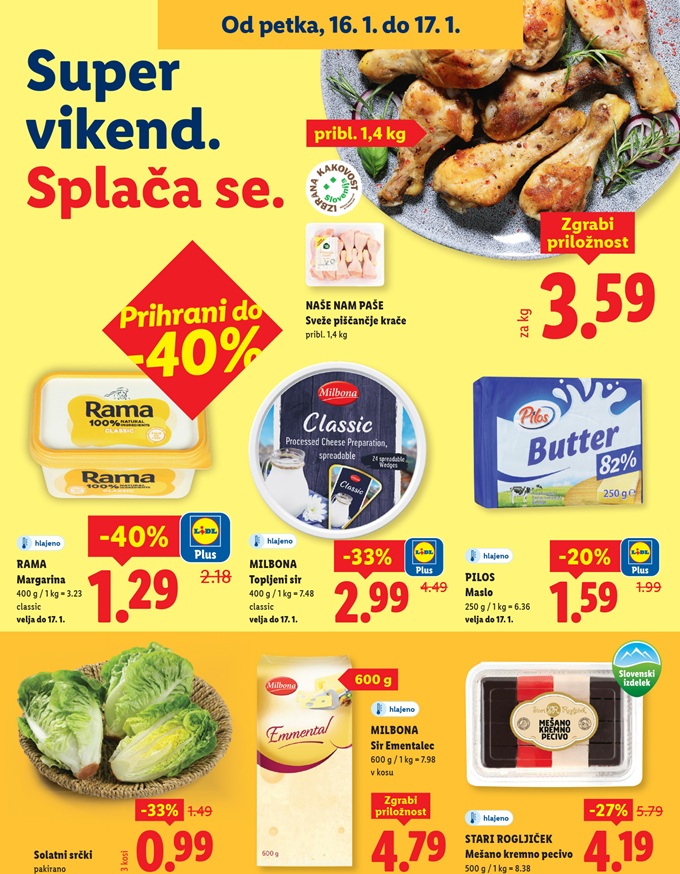 Lidl vikend akcija do 17.1.