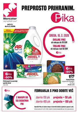 Mercator katalog Pika februar 2026
