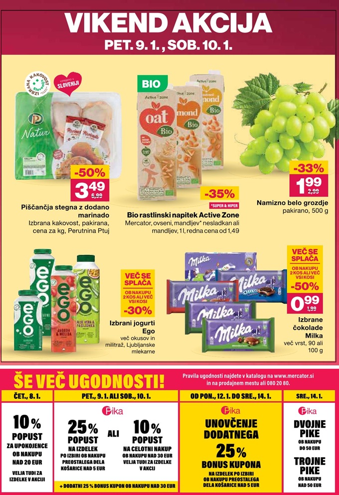 Mercator vikend akcija do 10.1.