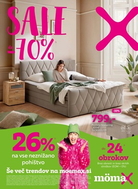 Momax katalog Zimsko znižanje do -70% na izbrano pohištvo