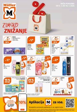 Muller katalog Zimsko znižanje do 10.1.