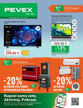 Pevex katalog januar 2026