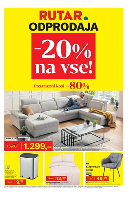 Rutar katalog Odprodaja -20% na vse