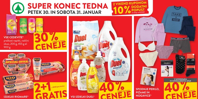 Spar in Interspar vikend akcija