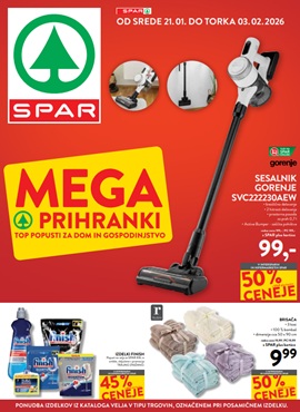 Spar katalog Mega prihranki do 3.2.