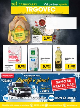 Tuš katalog Trgovec do 31.1.