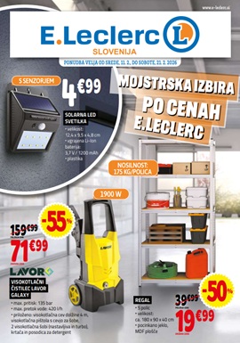 E Leclerc katalog Vse za mojstre do 21.2.