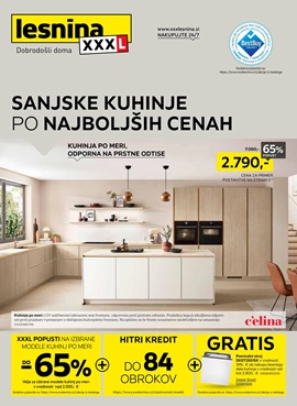 Lesnina katalog Sanjske kuhinje po najboljših cenah do 14.2.