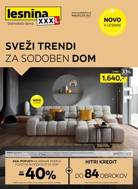 Lesnina katalog Sveži trendi za sodoben dom