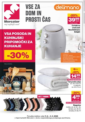 Mercator katalog Vse za dom in prosti čas