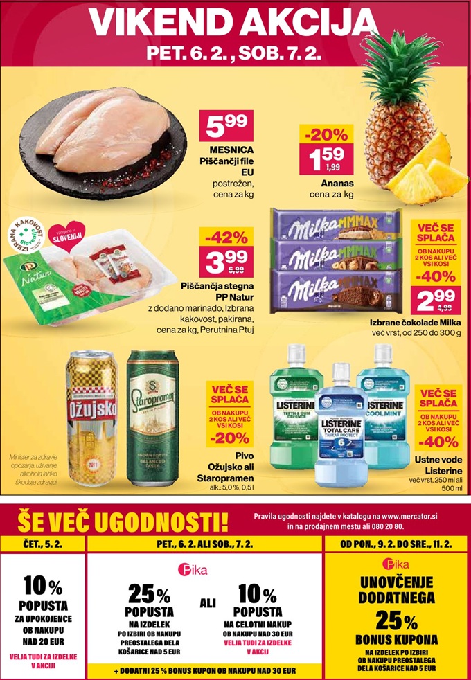 Mercator vikend akcija do 7.2.