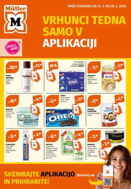 Muller katalog Vrhunci tedna do 28.2.