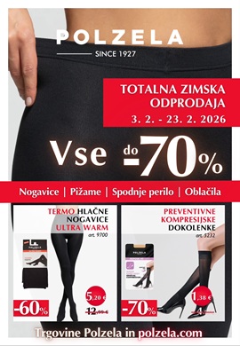 Polzela katalog Totalna zimska odprodaja