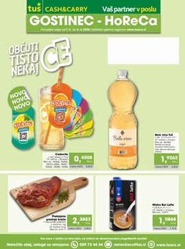 Tuš katalog Gostinec do 6.3.