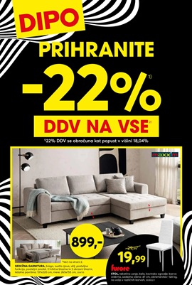 Dipo katalog Prihranite -22% DDV na vse