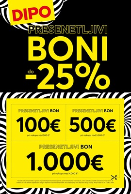 Dipo katalog Presenetljivi boni do 28.3.