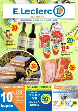 E Leclerc katalog živila do 4.4.