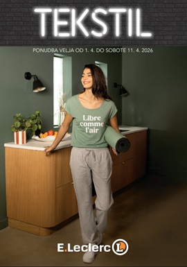E Leclerc katalog tekstil do 11.4.
