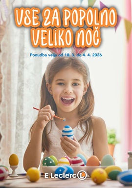 E Leclerc katalog Vse za popolno Veliko noč