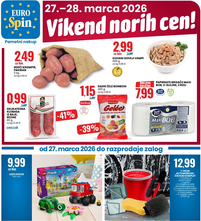 Eurospin vikend norih cen do 28.3.