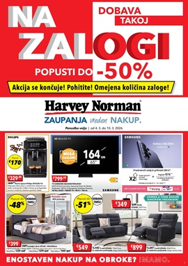 Harvey Norman katalog Na zalogi popusti do -50%