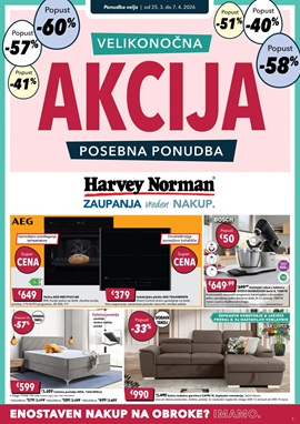 Harvey Norman katalog Velikonočna akcija do 7.4.