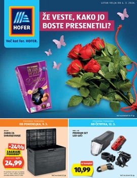 Hofer katalog od 4.3.