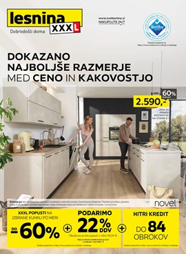 Lesnina katalog Najboljše razmerje med ceno in kakovostjo