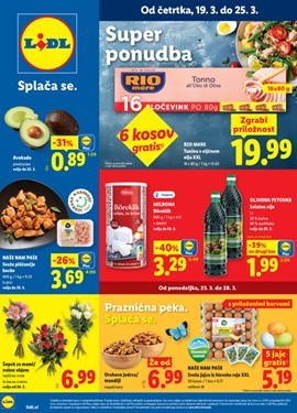 Lidl katalog živila do 25.3.