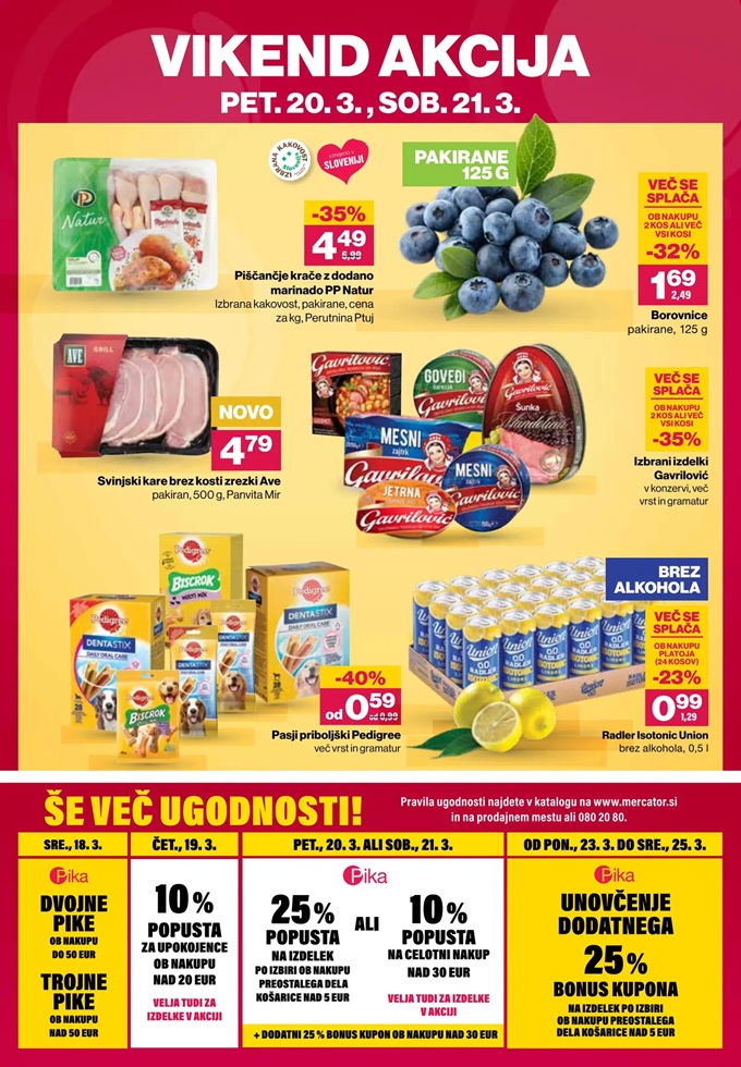Mercator vikend akcija do 21.3.
