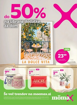 Momax katalog Do -50% na izbrane dodatke za dom