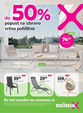 Momax katalog Vrtno pohištvo do -50%