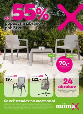Momax katalog Do -55% na izbrano vrtno pohištvo